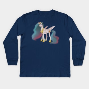 Princess Celestia Kids Long Sleeve T-Shirt